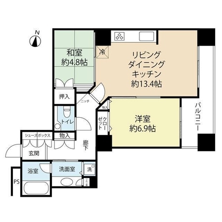 百道タワーの物件間取画像